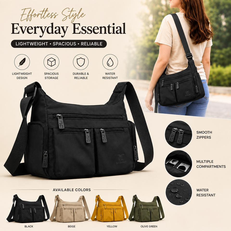 {Buy 1 Get 1 Free} Women Nylon Shoulder Messenger Waterproof Casual Handbag