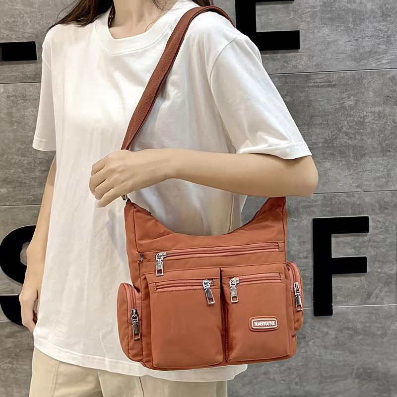 { Buy 1 Get 1 Free } Women Crossbody Bag with Double Pockets Bag