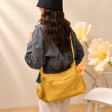 [Buy 1 Get 1 Free] Nylon Multi-Compartment Messenger Handbag