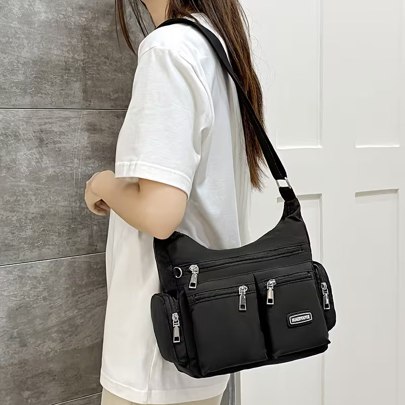 { Buy 1 Get 1 Free } Women Crossbody Bag with Double Pockets Bag