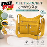 { Buy 1 Get 1 Free } Women Crossbody Bag with Double Pockets Bag