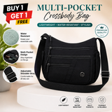 { BUY 1 GET 1 FREE OFFER } Crossbody Sling Bag with Multi Pocket