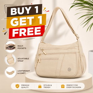{ BUY 1 GET 1 FREE OFFER } Crossbody Sling Bag with Multi Pocket