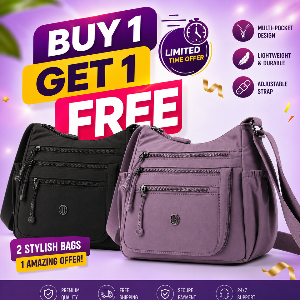{ BUY 1 GET 1 FREE } Women's Nylon Lightweight Shoulder Bag Women's Handbag