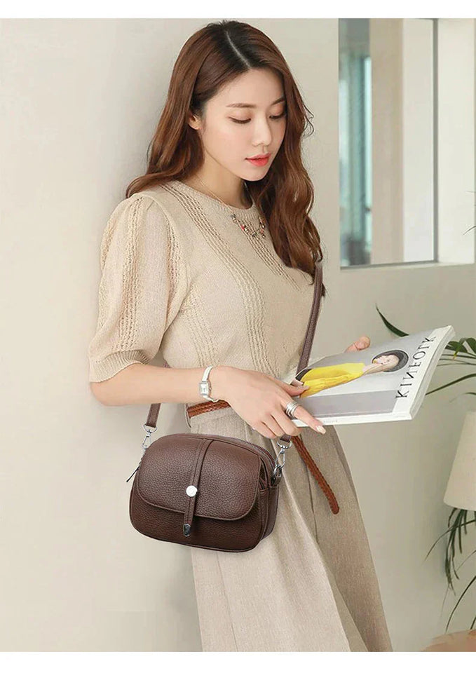 {Pack of 2} Women Solid Color The Shoulder & Crossbody Bag