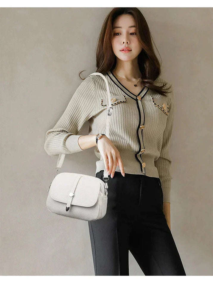 {Pack of 2} Women Solid Color The Shoulder & Crossbody Bag