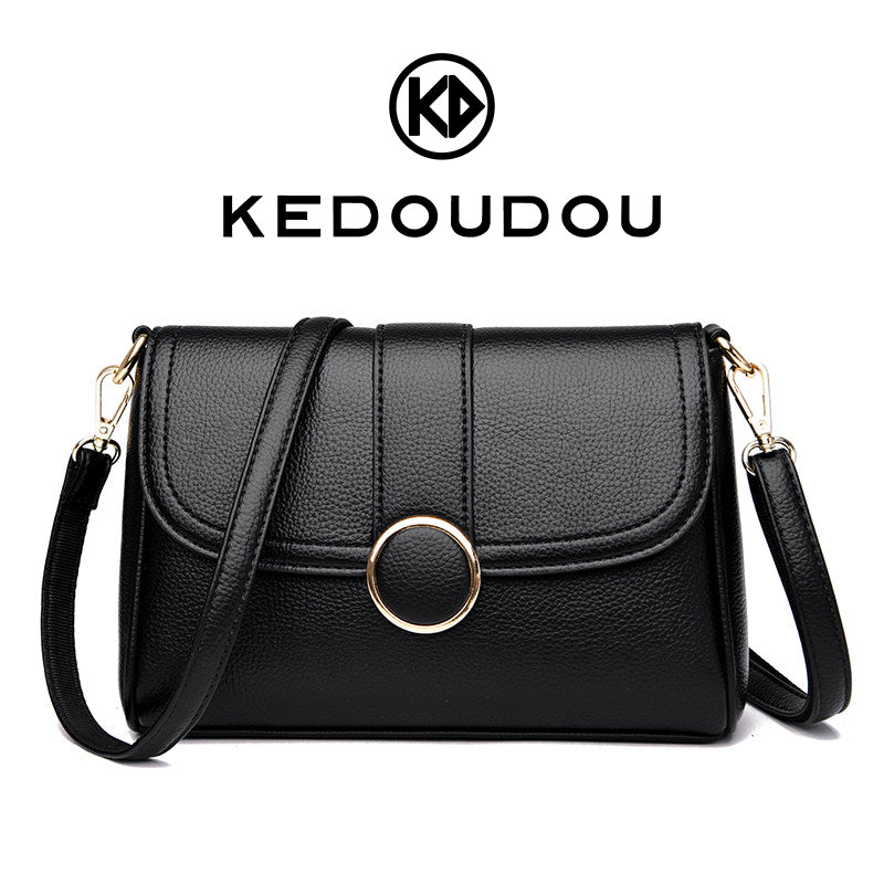 { PACK OF 2 COMBO }Women Crossbody Shoulder Bag, Classic Flap Purse