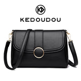 { PACK OF 2 COMBO }Women Crossbody Shoulder Bag, Classic Flap Purse