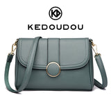 { PACK OF 2 COMBO }Women Crossbody Shoulder Bag, Classic Flap Purse