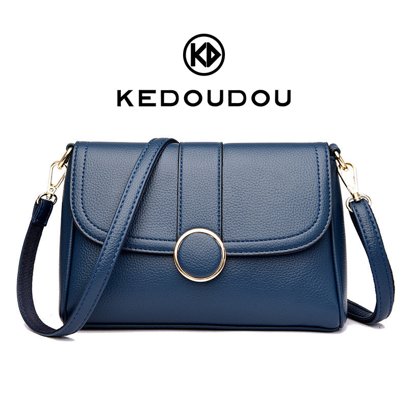 { PACK OF 2 COMBO }Women Crossbody Shoulder Bag, Classic Flap Purse