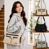 [Buy One Get One Free] Slim Nylon Belt Multi-Pocket Crossbody Handbag