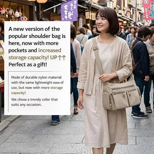 {Buy 1 Get 1 Free} Women Nylon Shoulder Messenger Waterproof Casual Handbag